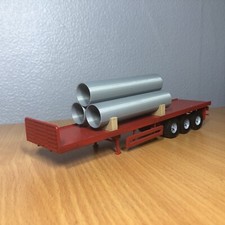 1:50 Scale Model Lorry Pipe Load