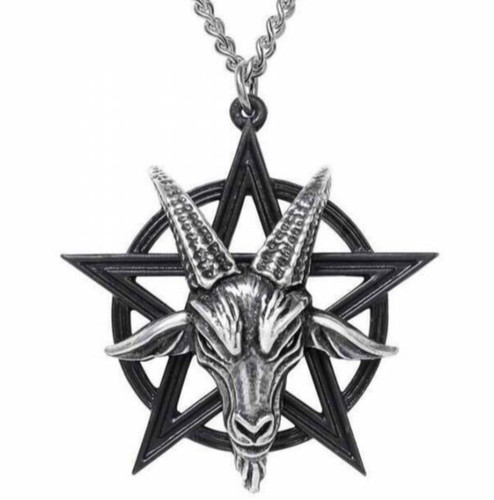 Baphomet pendant necklace - baphomet,
