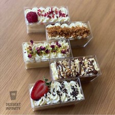 50 PCS Cuboid Plastic Reusable