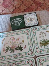 Six Portmeirion Placemats and 6 Matching Coasters