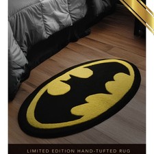 DC Batman Logo Floor Rugs Hand