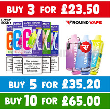 Lost Mary BM6000 Rechargeable Vape Kit Replaceable Pod ECig 20mg | 6000 Puffs F9