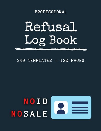 Refusal log book - refusal, book: