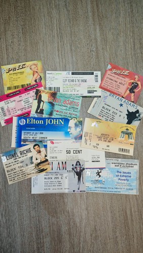 Concert ticket stubs - ticket, stubs.