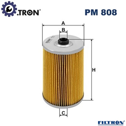 Fuel filter 808 for neoplan - fuel, pm