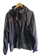 Mammut Waterpoof Men's XL Jacket 44 chest Black DryTech Hooded Outdoor windproof