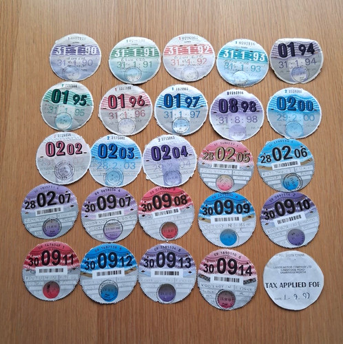 Vehicle tax disc collection - uk,