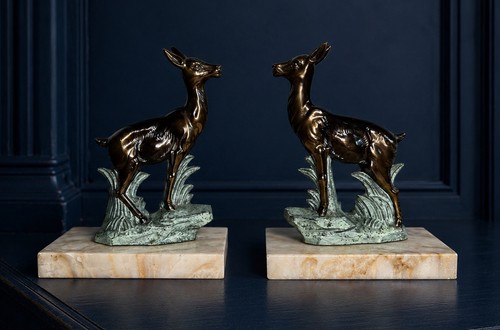 Pair bookends french - bookends,