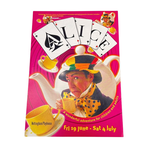 Alice theater play flyer - alice,