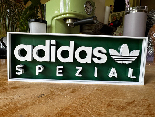 Adidas spezial trefoil - 3d, wall