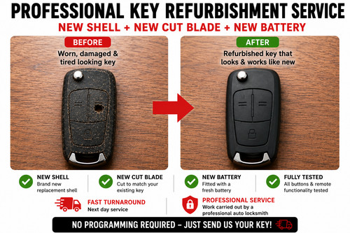 Vauxhall key repair service - key,