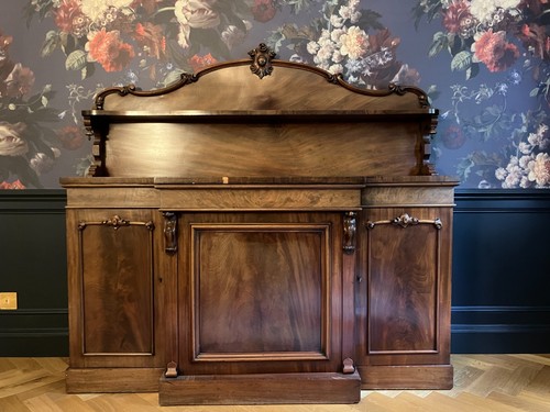 Large antique mahogany - large,