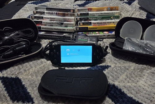 Psp 1000 black - psp-1000, games