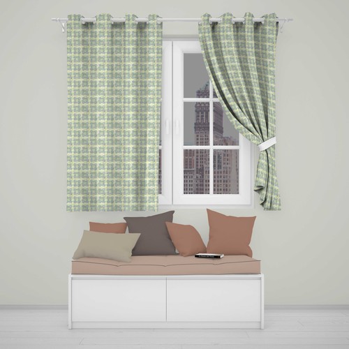 Blackout eyelet curtains - blackout, soft