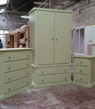 BERKSHIRE (APPLE GREEN) 3 PIECE BEDROOM FURNITURE SET (ASSEMBLED) NOT FLAT-PACK