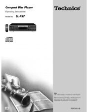 Technics SL-PS7 CD Player Owners Instruction Manual Reprint