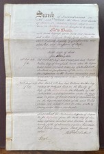 1856 Indenture Lands of Betson at Mitchell's Beath now New Beath Scotland