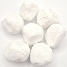 White Ceramic Gas Fire Pebbles