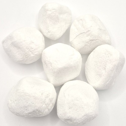 White ceramic gas fire pebbles - gas,