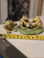 Vintage Frogs Playing Playing Cards Very Detailed Plastic Made In Hong Kong