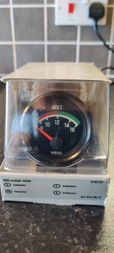 Vdo 52mm voltage - vdo, gauge.