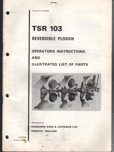 Original ransomes tsr - original, 103"
