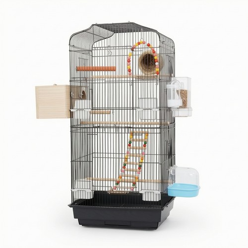 Metal bird cage tall - metal,