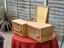 Super Rare Capitol RS103 Vintage Valve Record Player with Extra Speaker - FWO