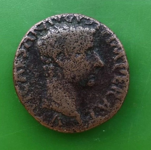 Tiberius roman coin a - 14-37,