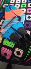 Child's Flippers and Snorkel.