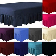 Pecale Fitted Valance Sheet OR