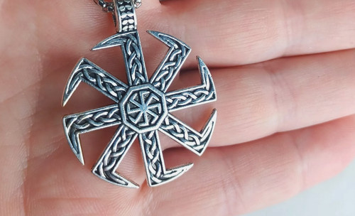 Reversible celtic viking sun - celtic,