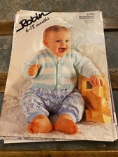 Robin Bambino DK Child's Cardigan Knitting Pattern 18 - 24" 14708