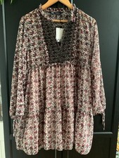 ZARA BNWT boho floaty tunic