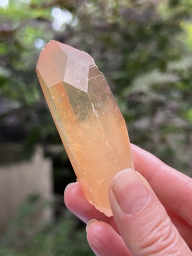 Tangerine lemurian seed quartz - tangerine,