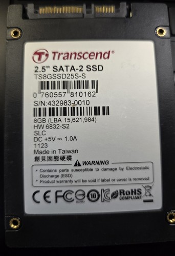 Transcend 8gb sata - 8gb,