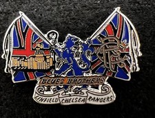 Chelsea Football Hooligan Pin Badge Loyalist Rangers England mint free postage