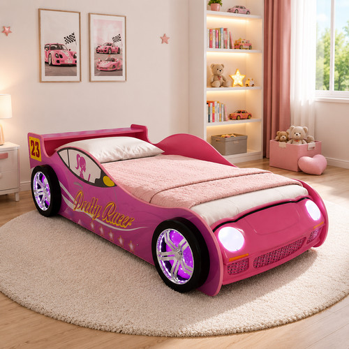 Racing car bed for kids - racing,