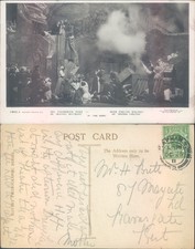 Stage play scene Rotary Photo EC 11 postmark Theatre Drama