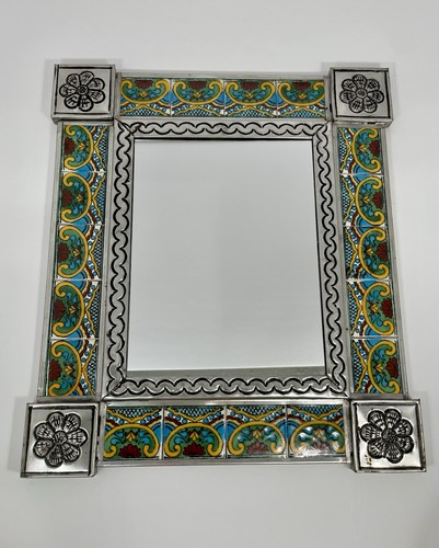 Vintage mexican talavera tile - mexican,