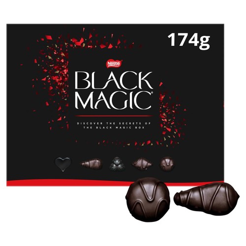 Black magic dark chocolate - black,