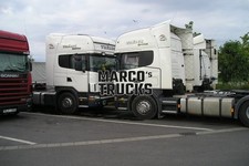 Truck Photo Scania R-Series Truck Hungary White Trelgo Spedition Hungary #d2ux