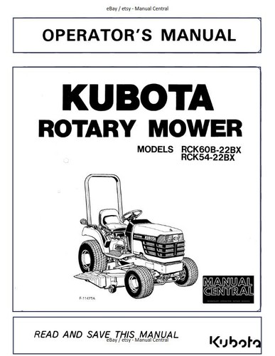 Kubota rck60 22bx rck54 - rck60-22bx, rck54-22bx