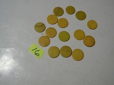 16 antique handmade bone