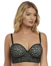 Freya Wilder Longline Bra 1743 Underwired Lingerie Moulded Padded Strapless 32DD
