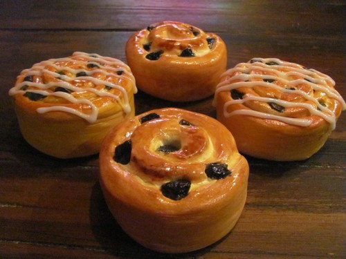 Fake artificial sticky buns - fake,