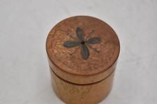 Antique Vintage Oak Cylinder