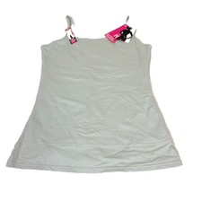 Maidenform Camisole Shapewear Flexees FatFree Tummy Tank Metallic Silver XL Firm