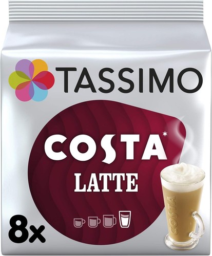 Costa latte coffee - latte,