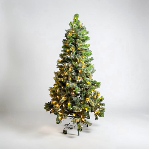 6ft artificial pre lit - artificial, green